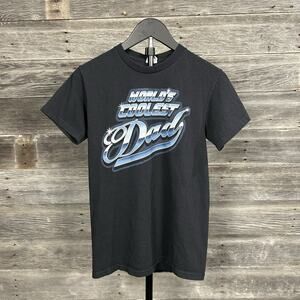 Vintage Delta Pro Weight “World’s Coolest Dad” Graphic Tee Shirt Small Y2K Retro
